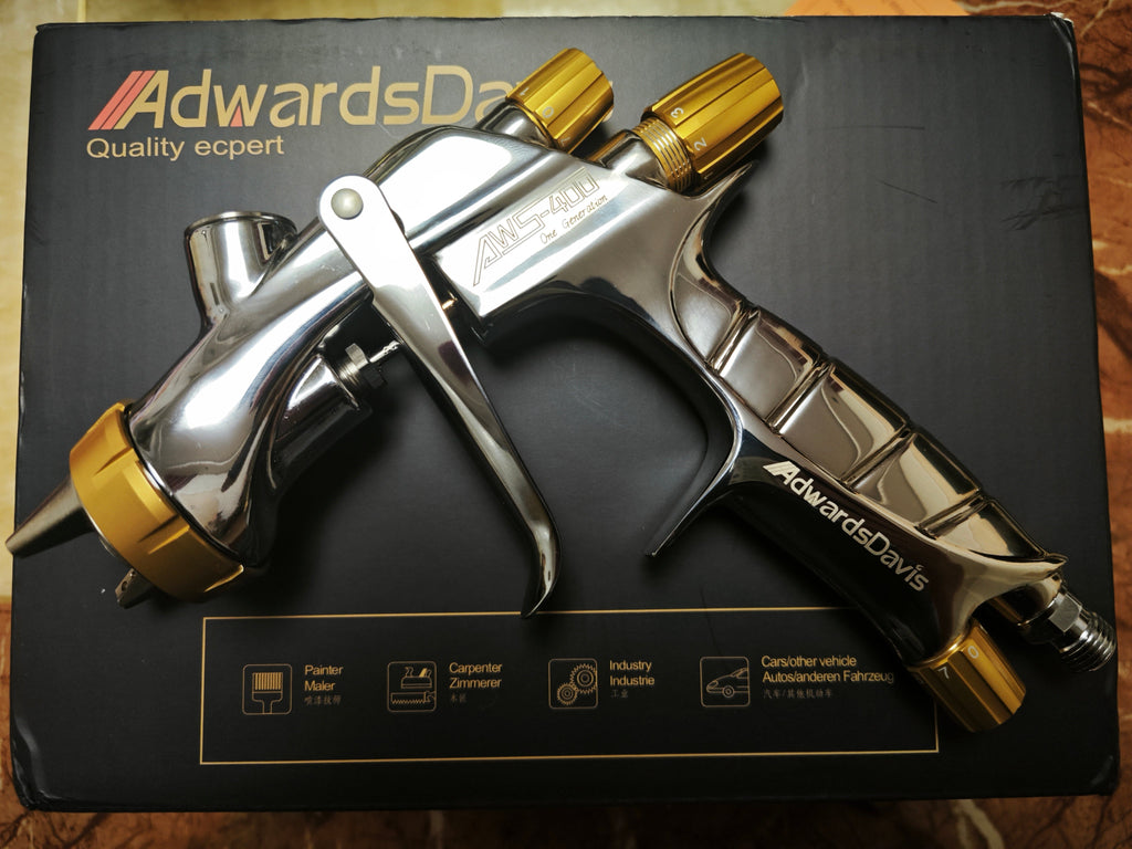 Adwards Davis AWS 400 Split Tip Spray Gun w/ Free PPS Adaptor *Gun Only*